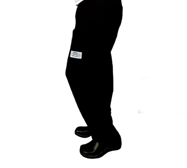 Chef Revival P002BK-3X EZ Fit Unisex Chef's Pants, 3X Large, Black Solid, Poly Cotton Blend