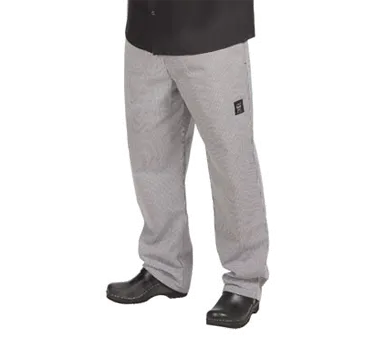 Chef Revival P020HT-M Chef's Pants, Medium, Baggy, Poly/Cotton, Houndstooth