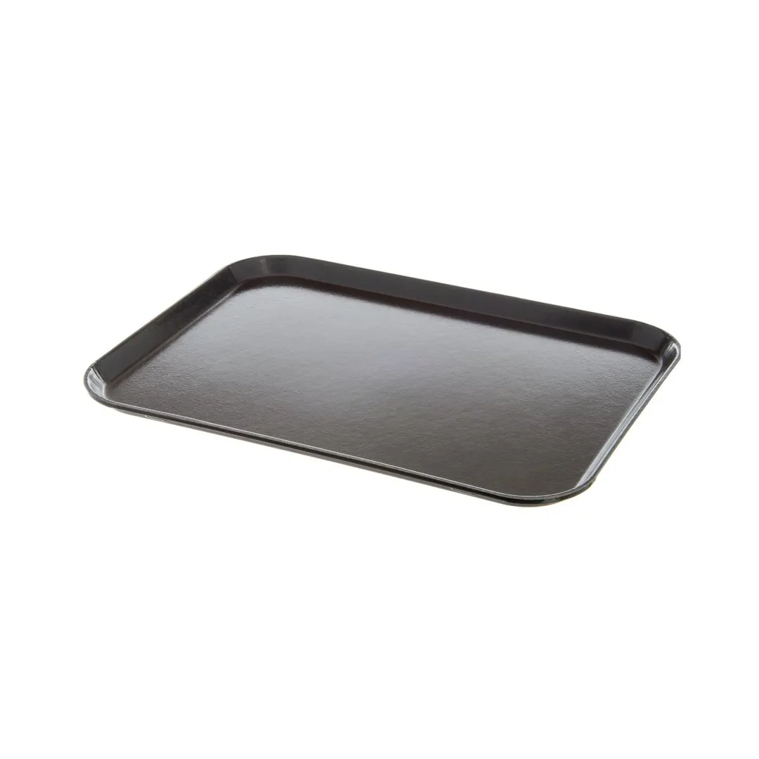 Dinex DX1089I44 - 14" x 18" Fiberglass Tray, Graphite Gray, Size I, Rectangular, - 1/Case