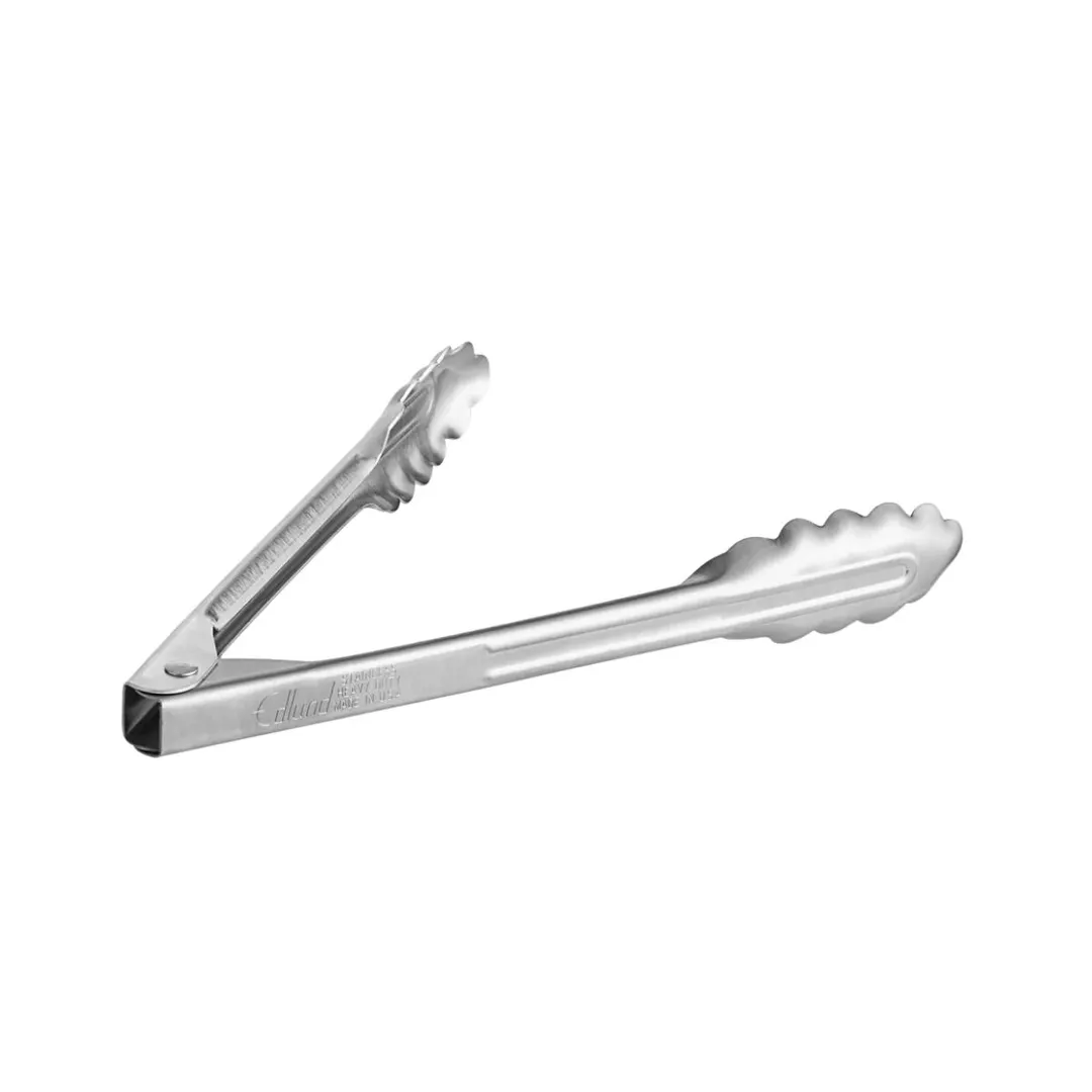 Edlund 4409HDL - 9" Heavy Duty Stainless Steel Utility Tongs with Lock for Kitchen