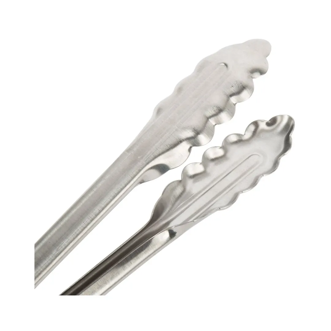 Edlund 4409HDL - 9" Heavy Duty Stainless Steel Utility Tongs with Lock for Kitchen
