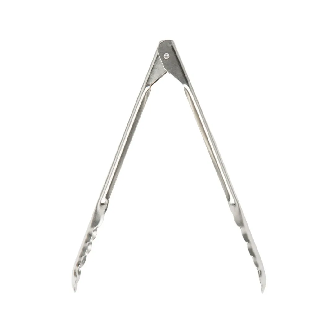 Edlund 4409HDL - 9" Heavy Duty Stainless Steel Utility Tongs with Lock for Kitchen