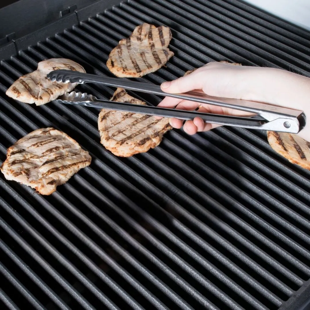 Edlund 4416HD Heavy Duty 16" Stainless Steel Kitchen Utility Tongs - Hinged, Durable, Ideal for Grilling