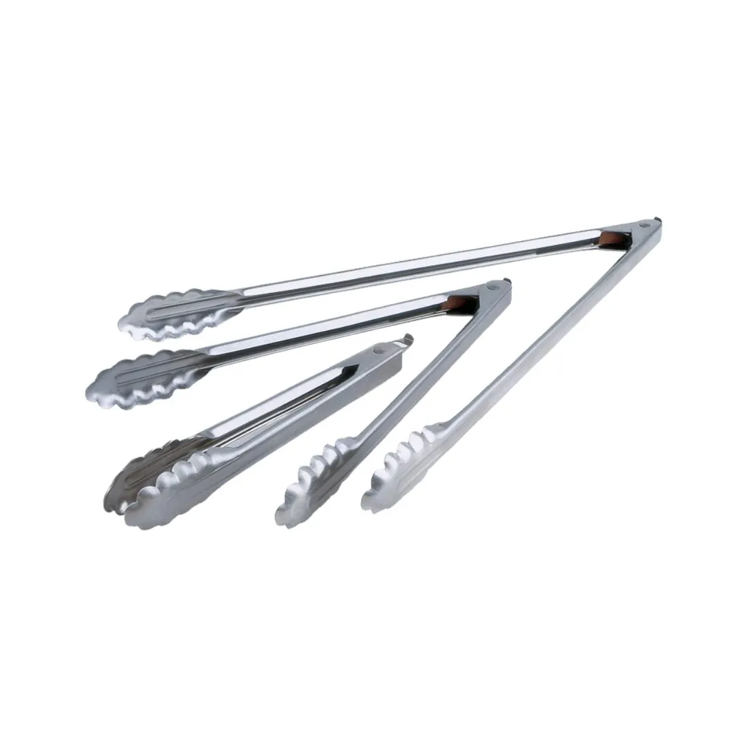 Edlund 4416HD Heavy Duty 16" Stainless Steel Kitchen Utility Tongs - Hinged, Durable, Ideal for Grilling