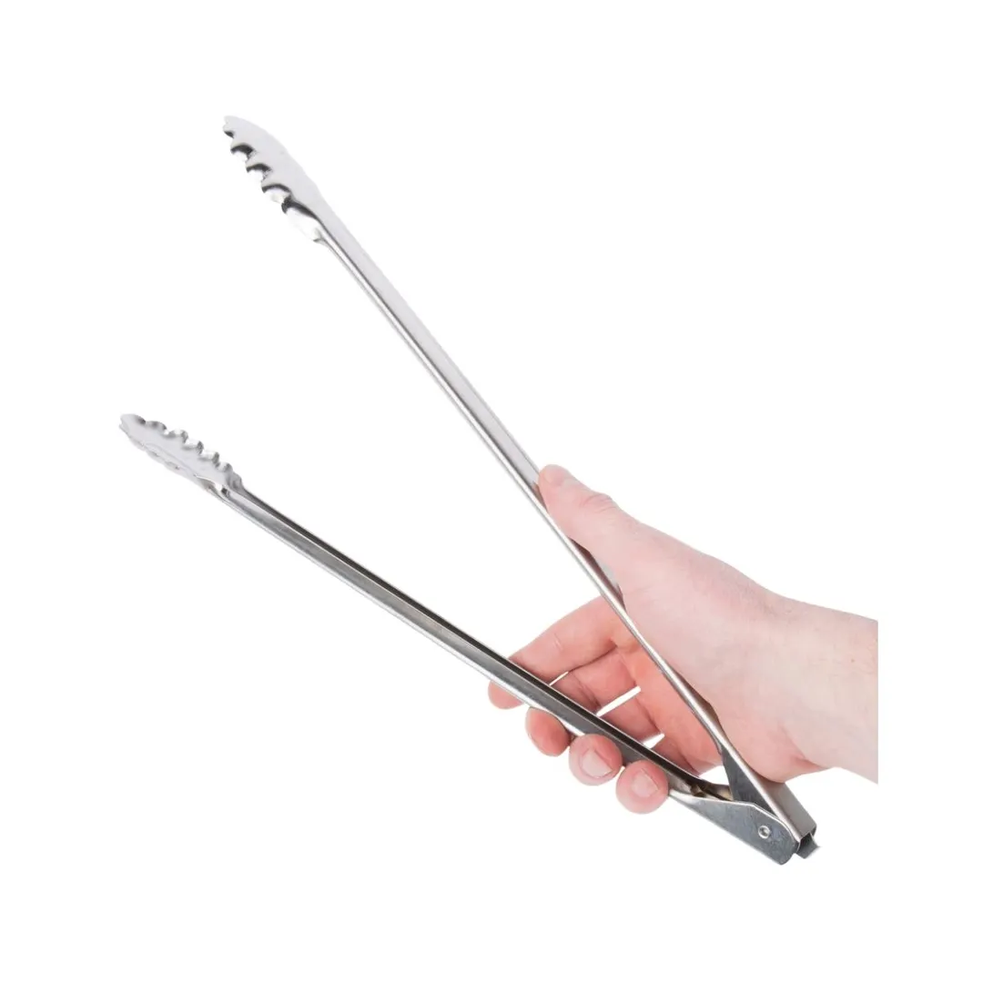 Edlund 4416HDL 16" Heavy Duty Stainless Steel Kitchen Utility Tongs with Lock
