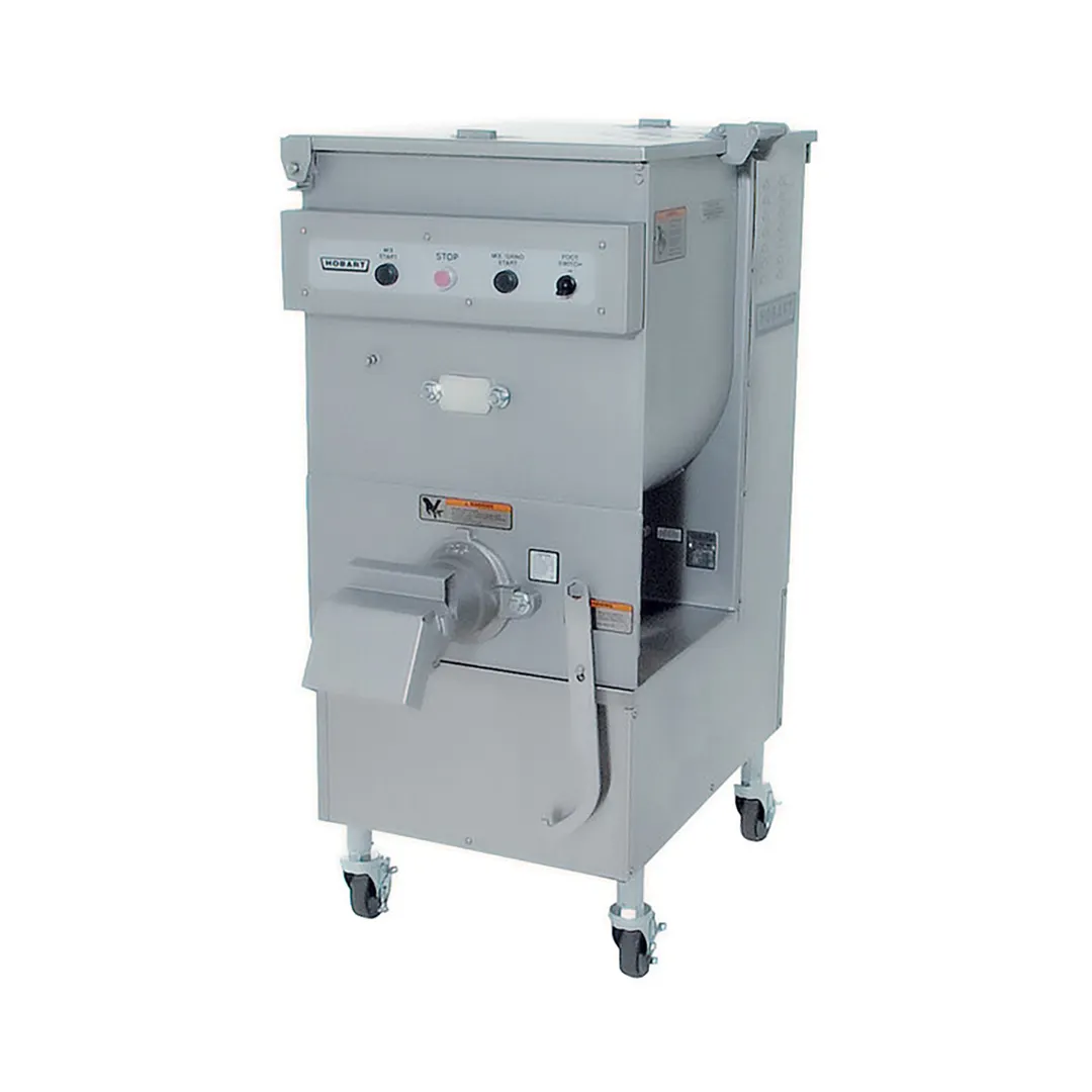 Hobart 4246+BUILDUP Mixer Grinder – 140 lb Hopper, 60 lb Capacity, 7‑1/2 hp Grind Motor, 1 hp Mix Motor