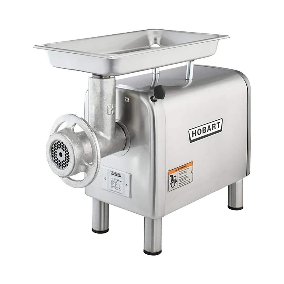 Hobart 4822+BUILDUP Meat Grinder – 1‑1/2 HP Motor, 16 lb/min Capacity, #22 Hub, 4‑inch Legs, NSF & cULus Certified
