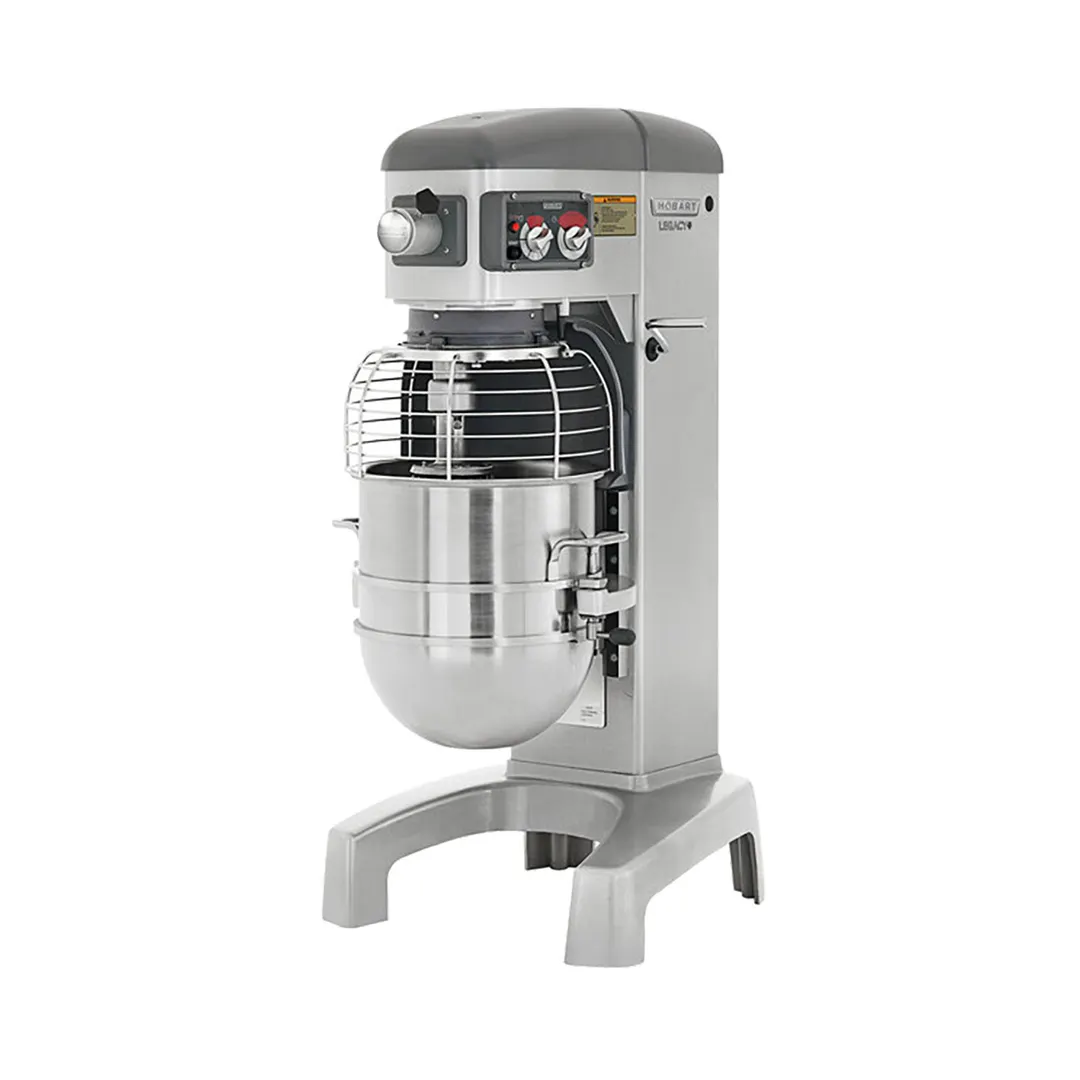 Hobart HL400-4STD Floor Model 40 qt Planetary Mixer with Timer, #12 HUB, 3-Speed, 1-1/2 hp