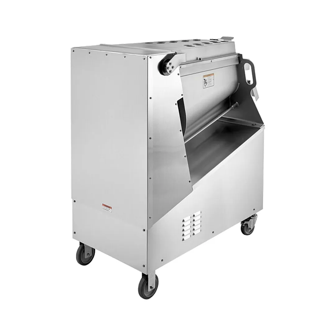 Hobart MG2032+BUILDUP Floor Mixer Grinder – 200lb 7.5hp Grind 1hp Mix Hopper Stainless Cyl 4” Casters 8’ Cord NSF