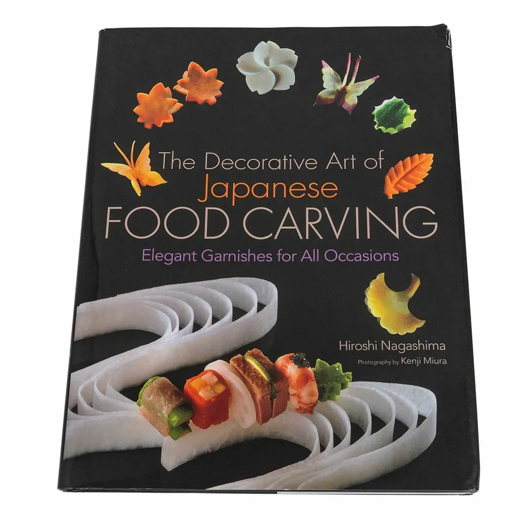 Korin BK-015 Cookbook, The Decorative Art of Japanese Food Carving by Hiroshi Nagashima