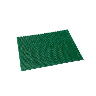 Korin CA-105 Sushi Case Turf Mat, 12" x 9-3/5" Green Plastic Sushi Making Mat
