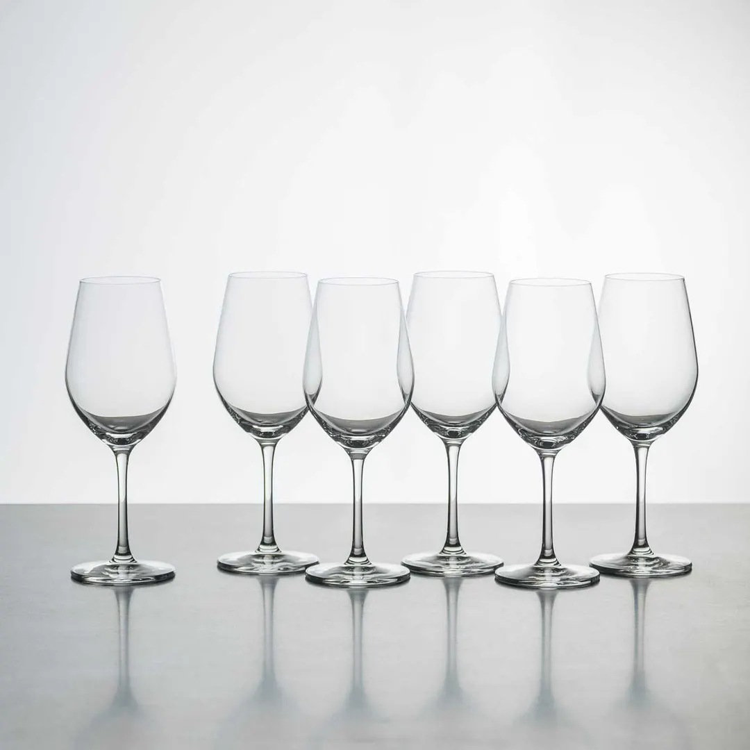 Korin GL-D102-PK - 12.75oz Crystal Chardonnay Glass, 8.2" Height, Stemmed Base, Pack - 1/Pack