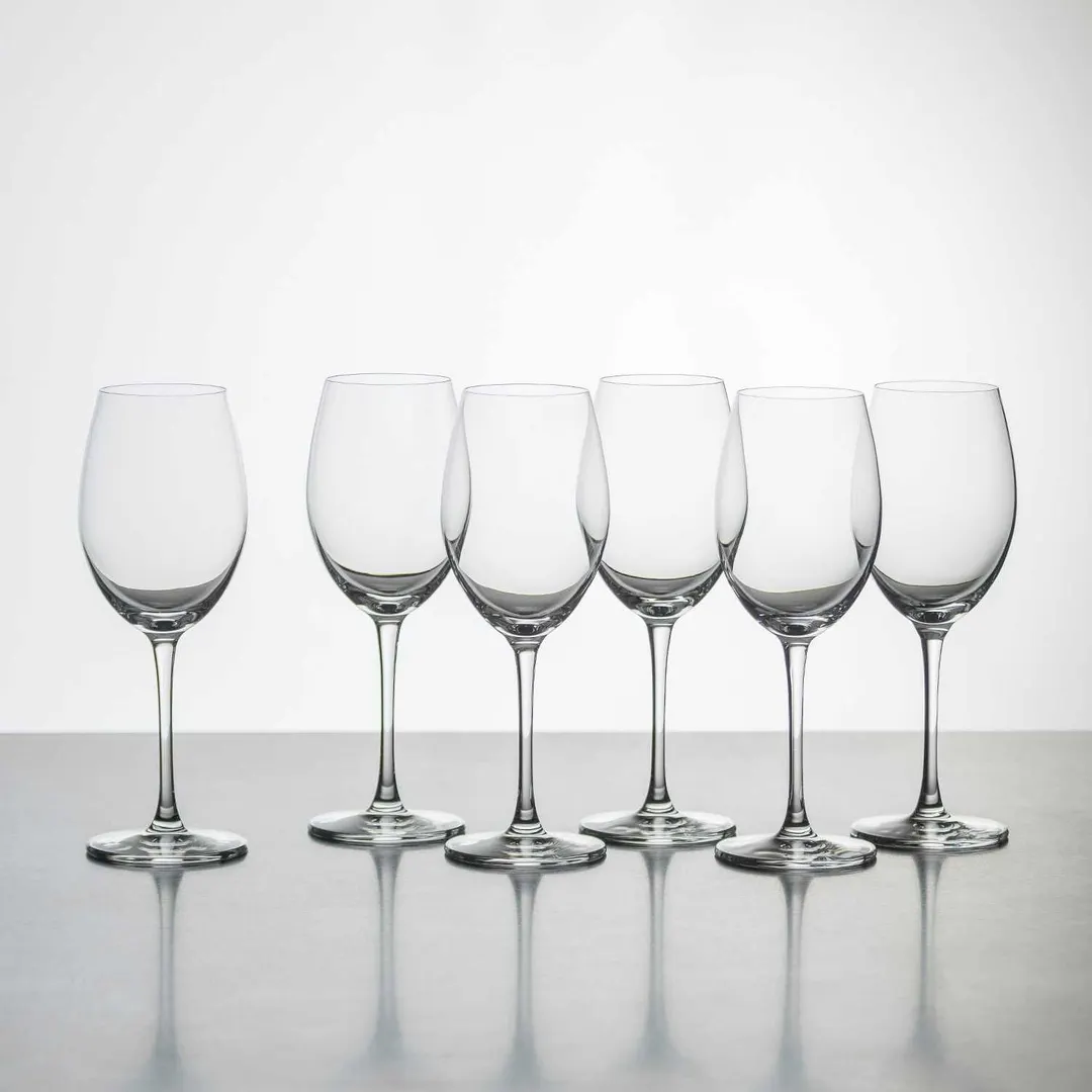 Korin GL-D109-PK - Claris Chardonnay Glass, 8.8" Height, 16 oz (470ml) Crystal, White Wine, Pack