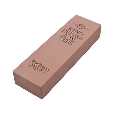 Korin HA-1010 King Deluxe Sharpening Stone, 8-1/4"L x 2-1/2"W x 1-1/4"H, Medium #1200 Grit