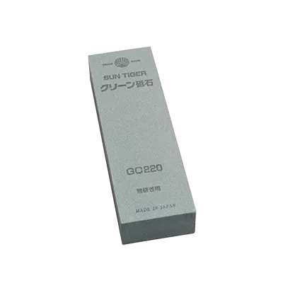Korin HA-1071 Sun Tiger Sharpening Stone, 8"L x 2-1/2"W x 1-1/2"H, Coarse #220 Grit