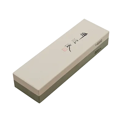 Korin HA-1082 Togiharu Sharpening Stone, 8"L x 2-1/2"W x 1-3/8"H, Double Sided, #1000 & #4000 Grit