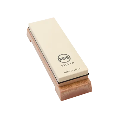 Korin HA-1090 King Sharpening Stone, 7-1/4"L x 2-7/16"W x 1"H, Two Sided, #1000/#6000 Grit