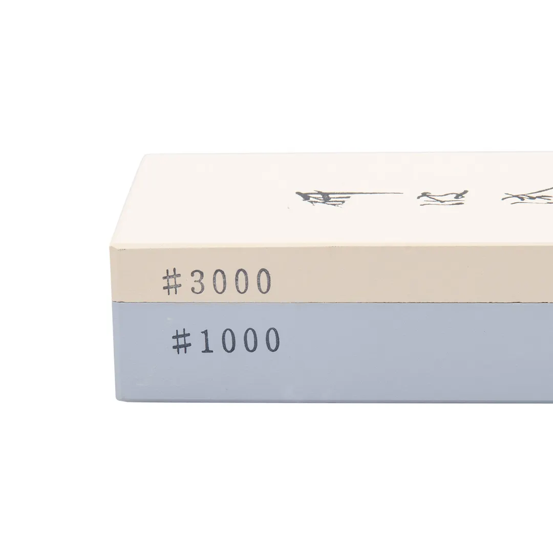 Korin HA-1099 Sharpening Stone, 8"L x 2-3/4"W x 1-1/4"H, #1000/#3000 Grit