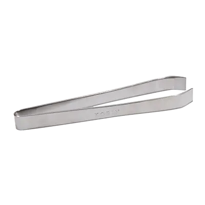Korin HA-1201 Fish Bone Tweezers, 4-1/2" Round Flat Tip, Stainless Steel