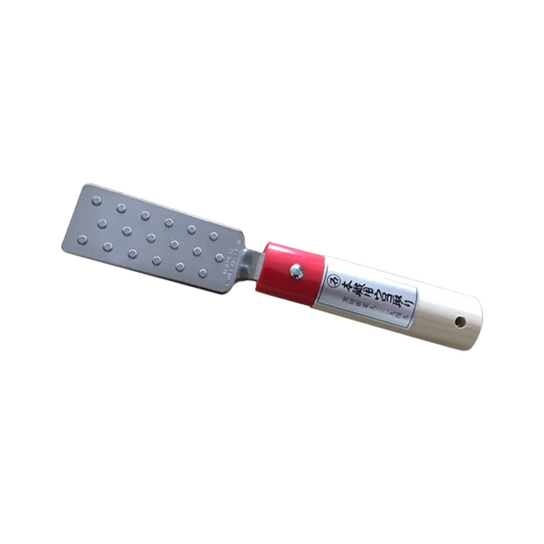 Korin HA-1209 Manual Fish Scaler, 8" Long, Stainless Steel, Urokotori Hand