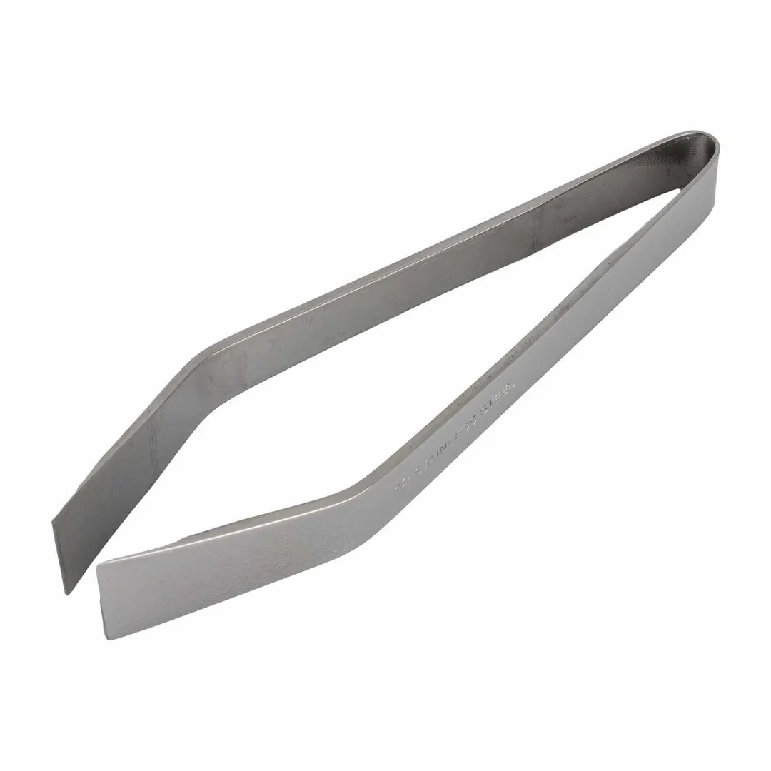 Korin HA-1211 Square Fish Bone Tweezer, 4.7"L Precision Handheld Tool, Betsujyo Design, 10/Box