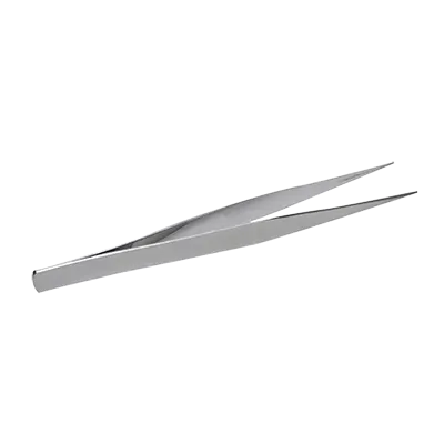Korin HA-1214 Fish Bone Tweezer, 6" Straight Plating Tweezer, Stainless Steel, Kitchen Hand Tool