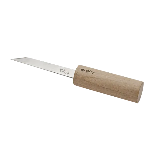 Korin HA-1304-S Clam Knife, 8", Stainless Steel Blade, Wood Handle, Forged, Dishwasher Safe