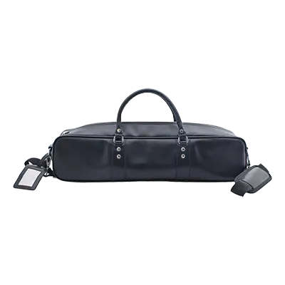 Korin HA-BG1063S Knife Bag, 21-3/4"L x 4-1/2"W x 5"H, Black Synthetic, Handles, Shoulder Strap