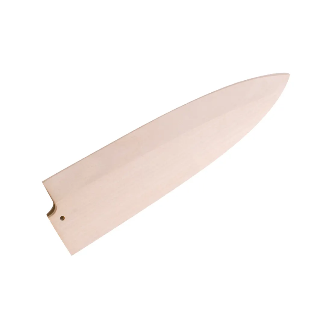 Korin HA-SAYA-D-150 Saya Cover Deba, 6" (15cm), Right Handed, Japanese Magnolia Wood, Natural