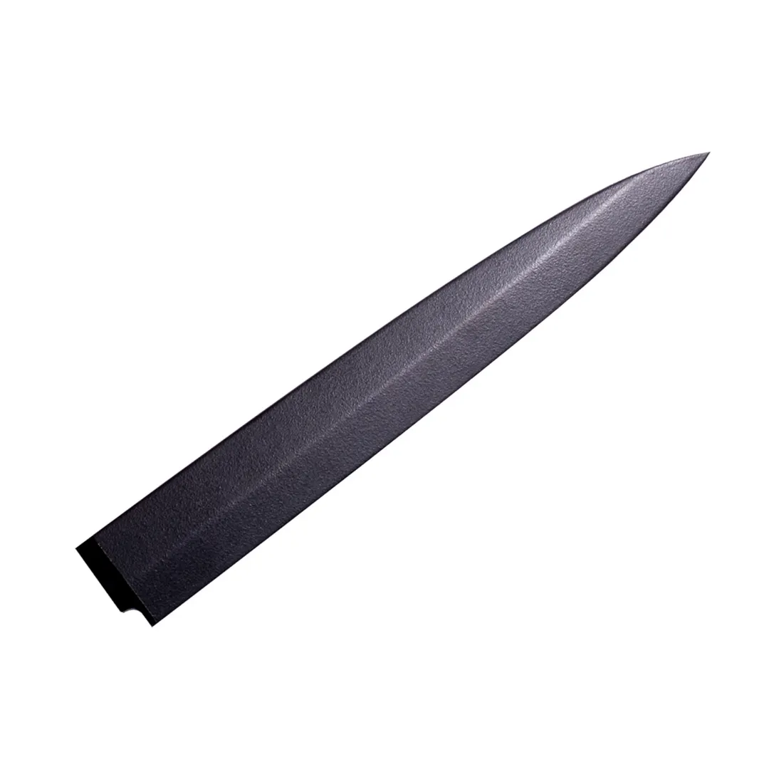 Korin HA-SAYA-PF-270 Saya Cover Yanagi, 10-1/2" Wood, Black, Pebble Finish