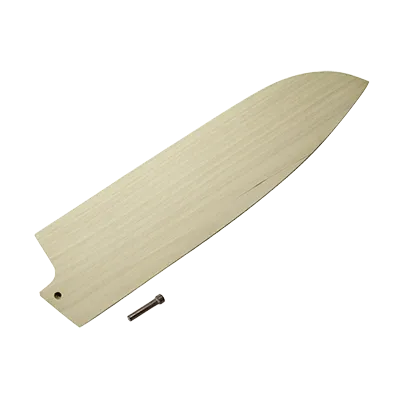 Korin HA-SAYA-SA-180 Saya Cover Santoku, 7" (18 cm), Japanese Magnolia Wood, Natural