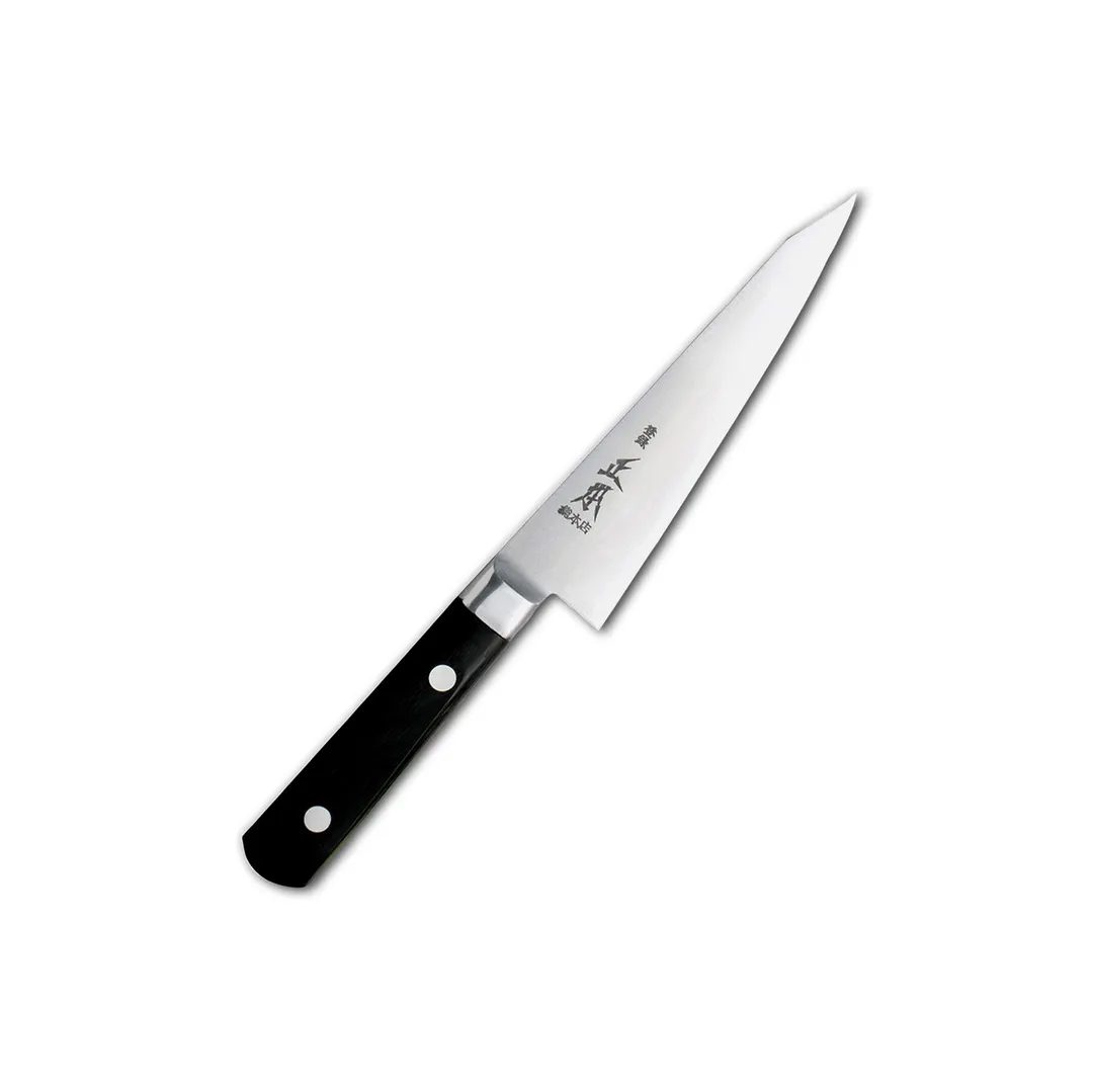 Korin HMA-VSHO-145 Masamoto Honesuki Knife, 5-11/16" (14.5cm) 70/30, Forged Blade, Pakka Wood Handle