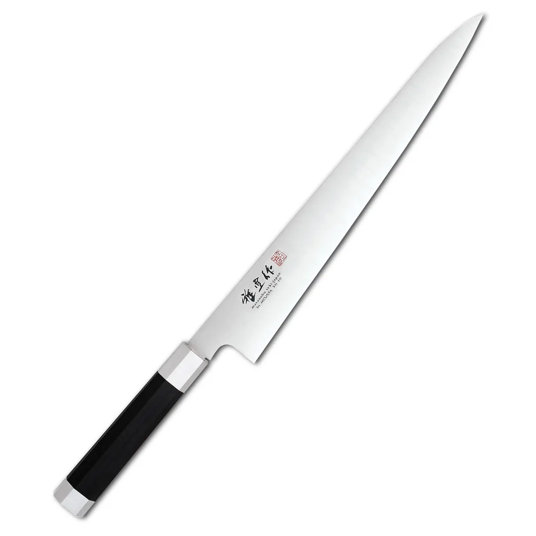Korin HMB-VGSU-270 Wa Sujihiki Knife, 10-1/2" (27cm), Beveled Edge, VG-10 Steel Blade, Wood Handle