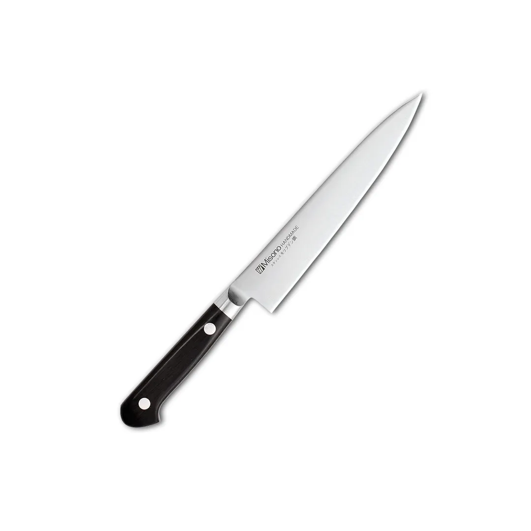Korin HMI-MOPE-120 Petty Knife, 4-3/4" (12cm) Beveled Edge, Stainless Steel Blade, Wood Handle