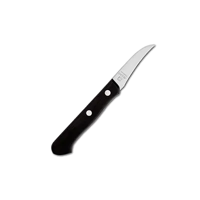 Korin HMI-MOPL-050 Left-Handed Misono Peeling Knife, 2", 70/30 Edge, Molybdenum Steel, Wood Handle