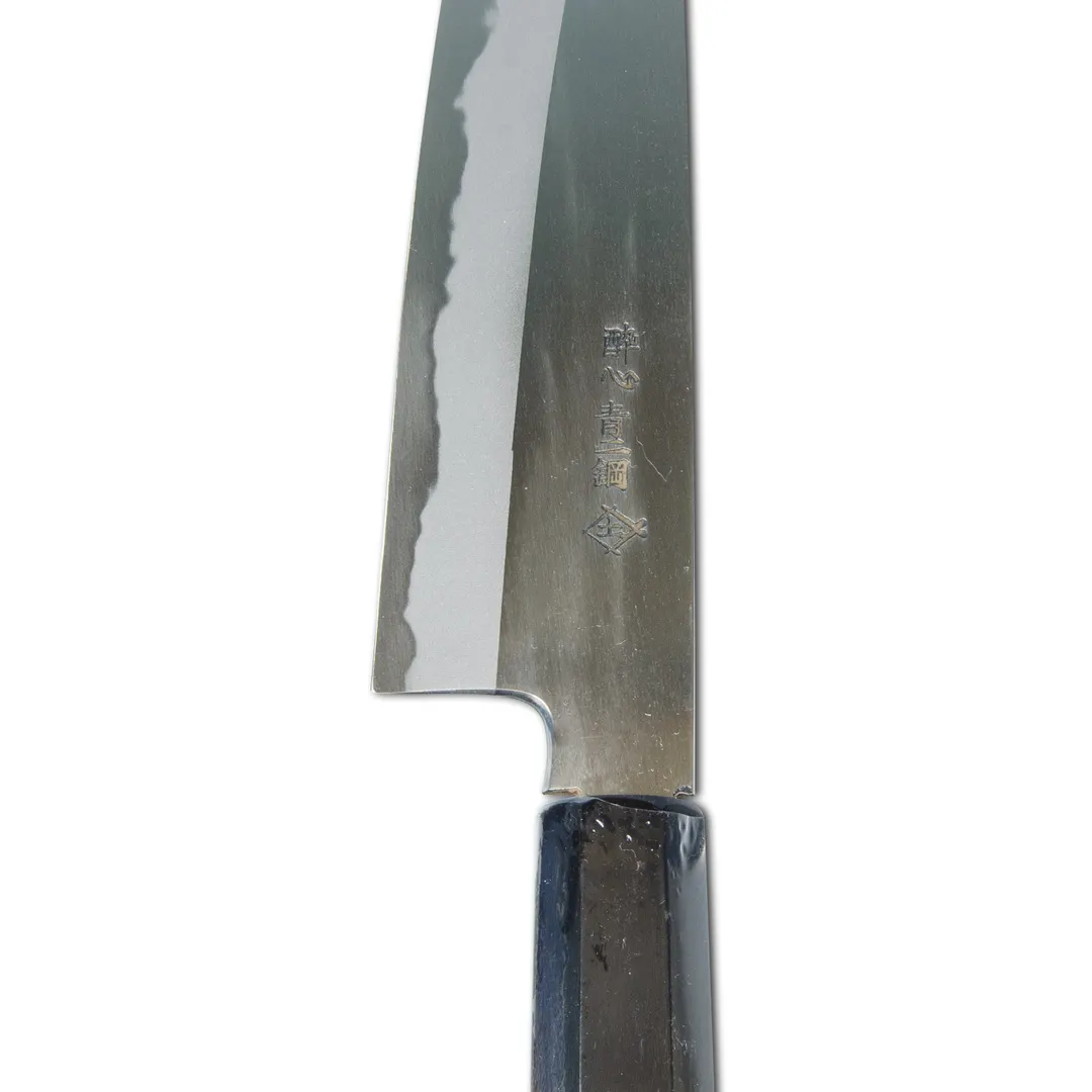 Korin HSU-HASA-180 Suisin Hayate Santoku Knife 7" (18cm) Forged Steel Wood Handle – Made in Japan