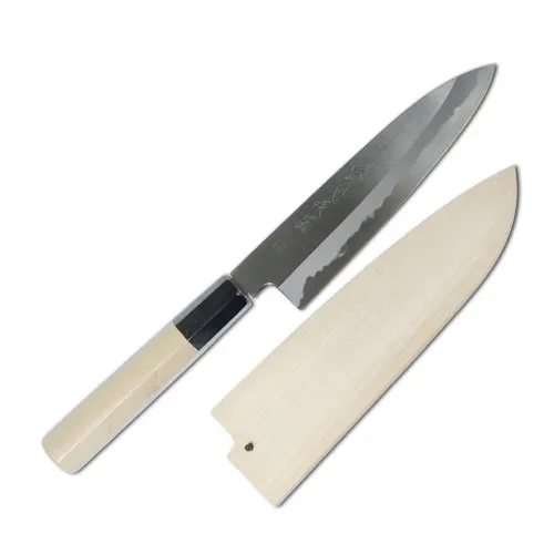 Korin HSU-HASA-180 Suisin Hayate Santoku Knife 7" (18cm) Forged Steel Wood Handle – Made in Japan