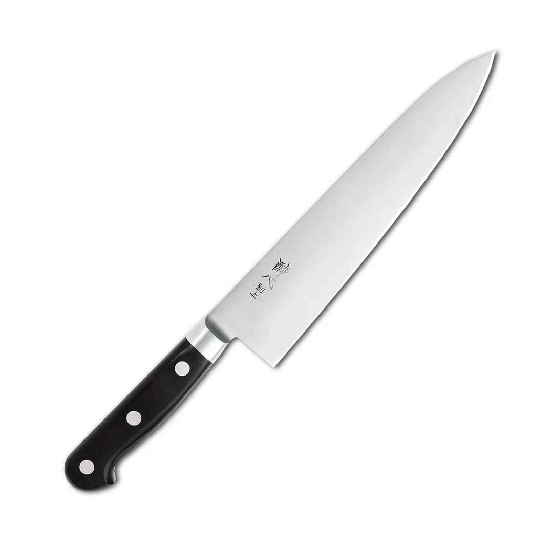 Korin HSU-HCGY-180 Gyutou Knife, 7" (18cm) High‑Carbon Steel Blade, 70/30 Edge, Wood Handle