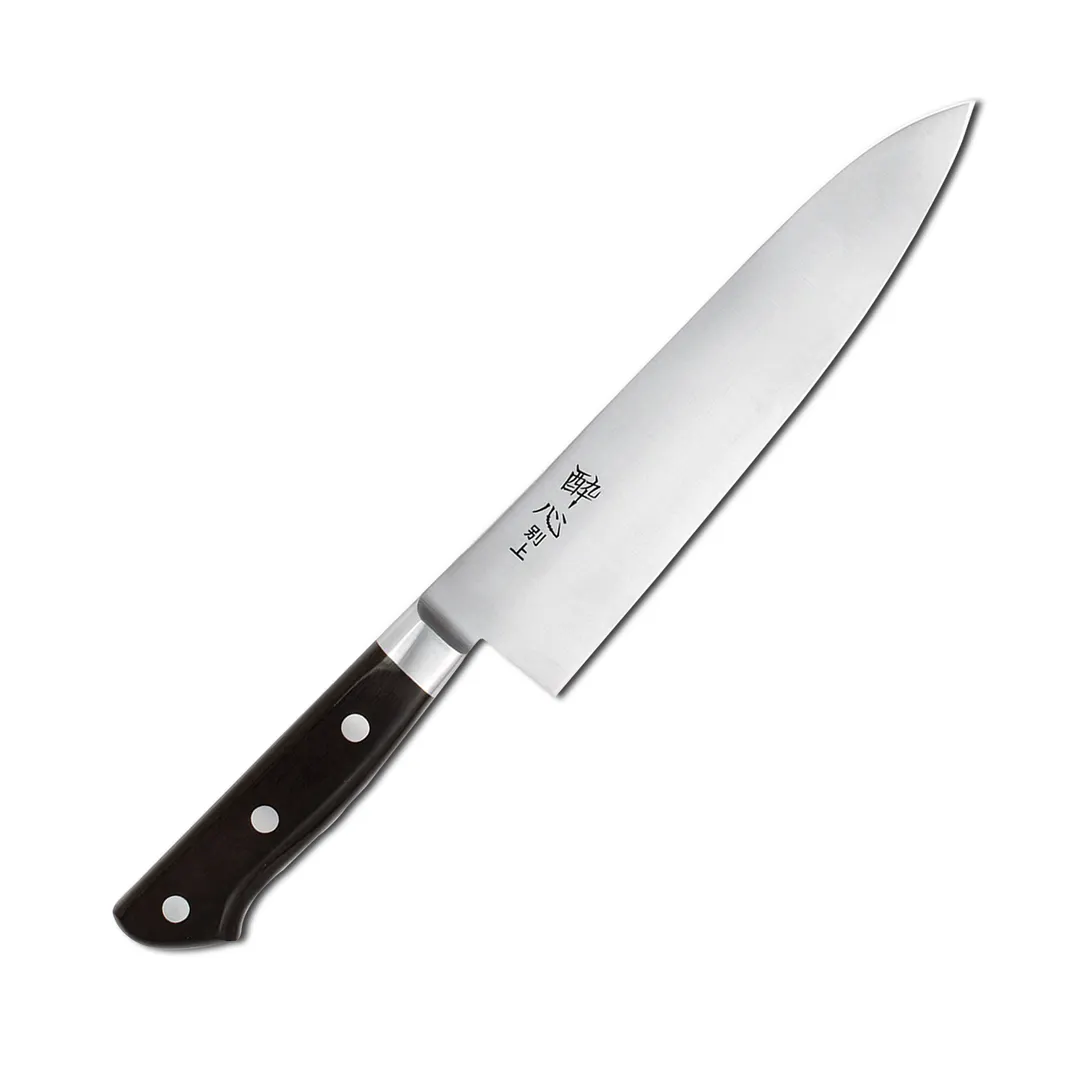 Korin HSU-HCYD-210 Suisin Yo-Deba Knife, 8-1/4" (21cm) High-Carbon Steel Blade, Beveled Edge, Forged