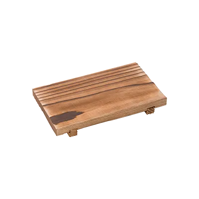 Korin IMP-08437 Display Riser, 6-3/4" L x 4" W x 1" H, Brown Wood Base, Fits KON-21411, 4" Height