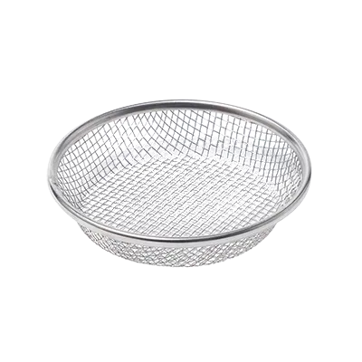 Korin KON-104 Cooking Basket, 6" dia. x 1-1/4"H, Round, Stainless Steel, Dishwasher Safe