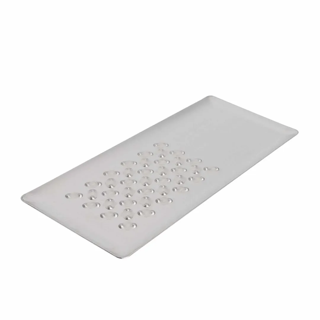 Korin TK-147-SL Tomita Stainless Manual Grater, 7"L x 3.25"W x 0.25"H, Compact Kitchen Accessory