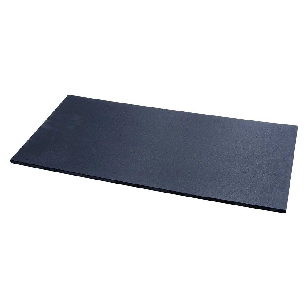 Korin TK-203-06-100 Cutting Board, 39-1/4"L x 15-3/4"W x 3/4"H, Double‑Embossed, Black Polyethylene