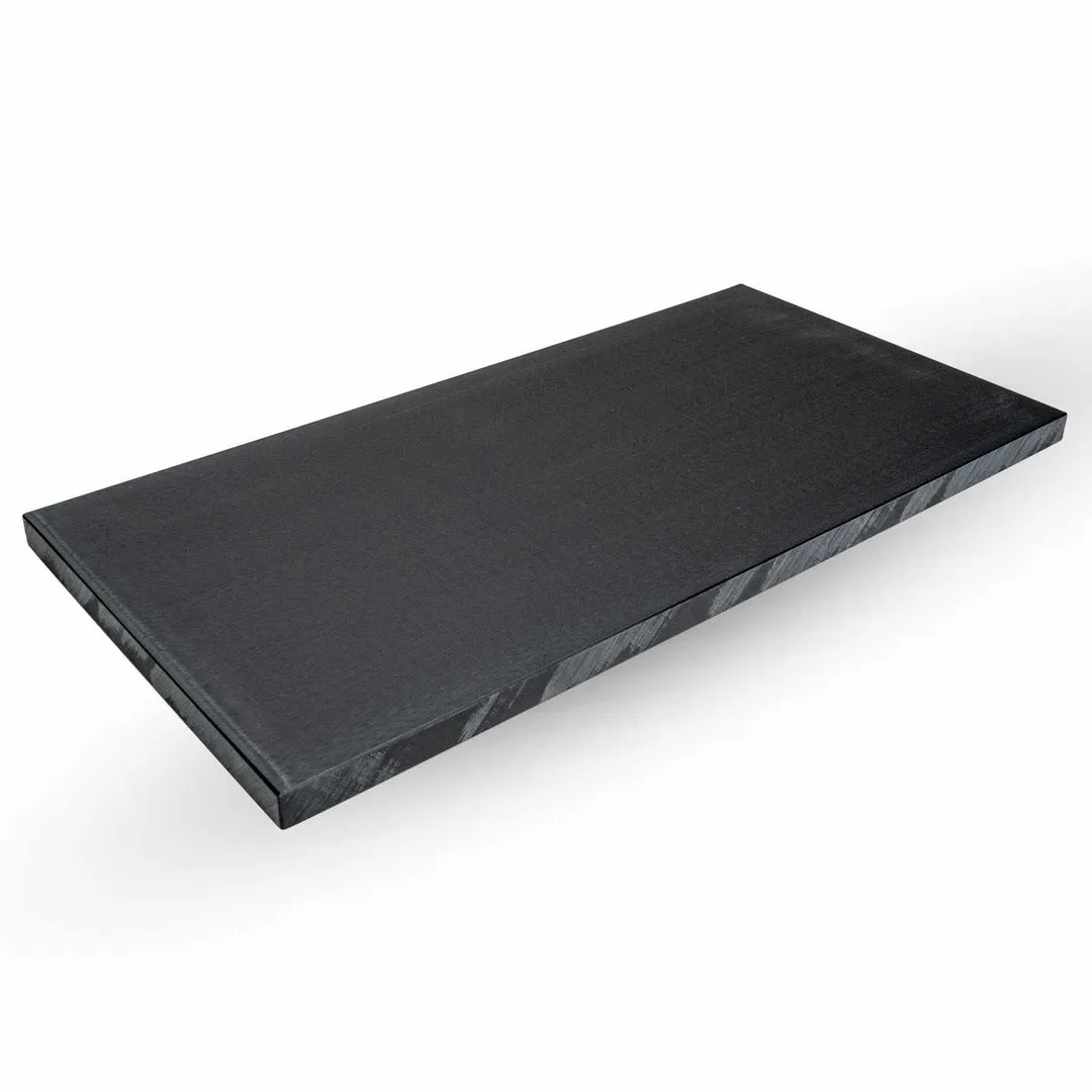 Korin TK-203-06-60-2 Black Polyethylene Cutting Board, 23.5"L x 11.75"W x 0.5"H