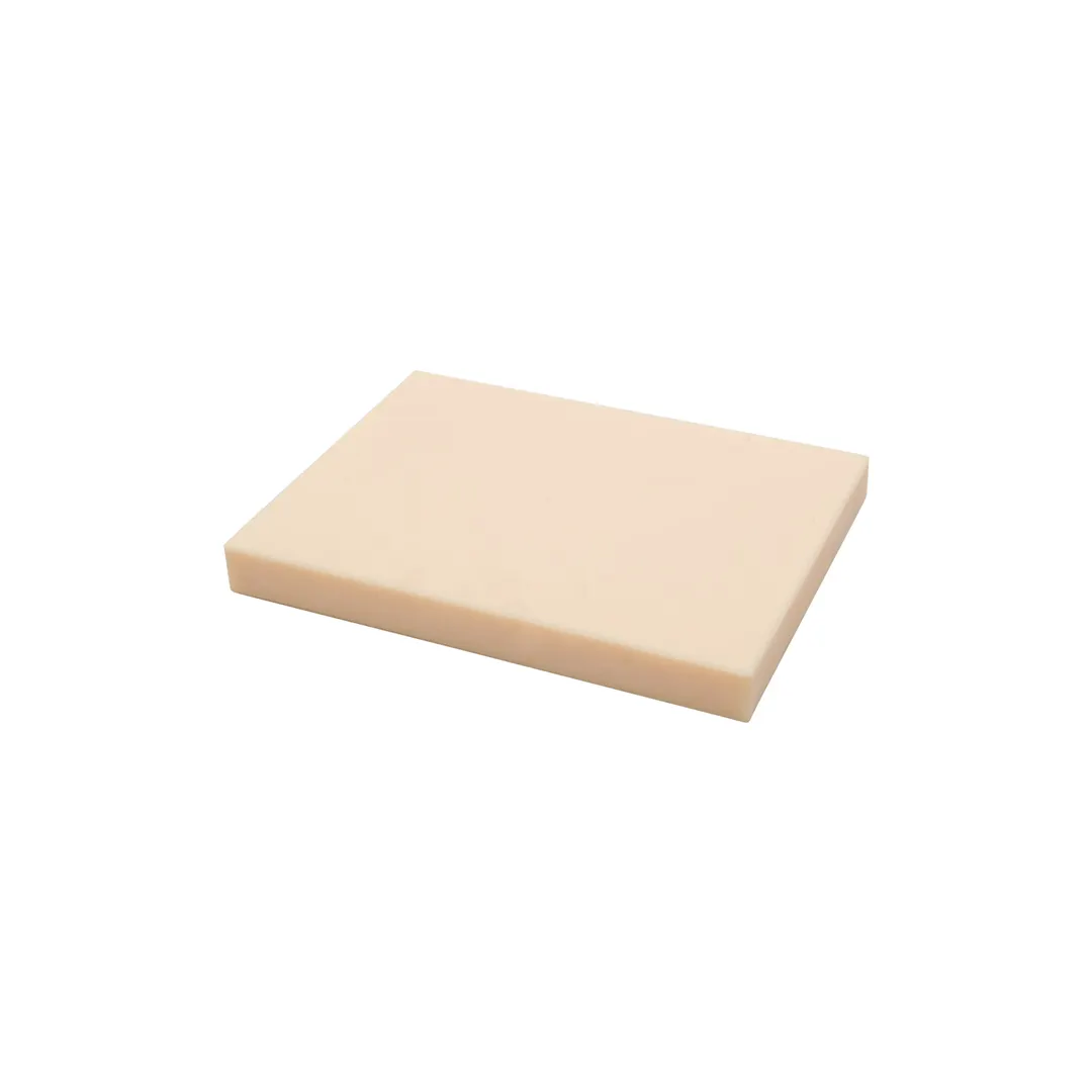 Korin TK-204 Cutting Board, 7-3/4"L x 6"W x 3/4"H, Antibiotic Non‑Slip Polyvinyl Acetate, Brown/Tan