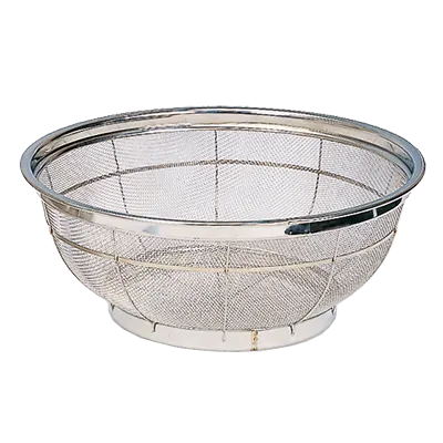Korin TK-401-02-43 Colander, 17" dia. x 8"H, Round, Shallow, Stainless Steel