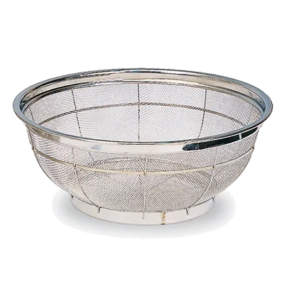 Korin TK-401-02-46 Colander, 18" dia. x 8"H, Stainless Steel, Dishwasher Safe