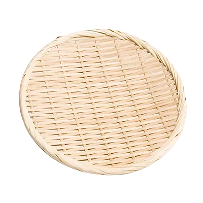 Korin TK-401-03-39 Colander, 15-3/8" Diameter Round Strainer, Bamboo Construction, Bonzaru Finish