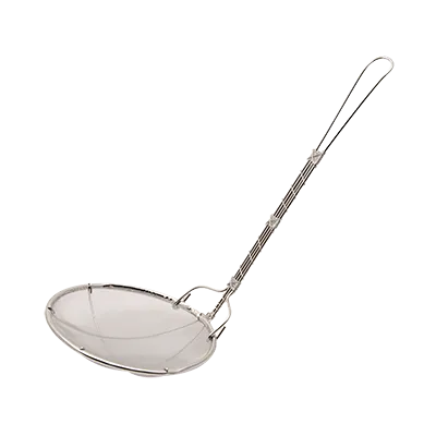 Korin TK-402-04-S Skimmer, 6" dia. x 11"L, Round Mesh, Stainless Steel, Dishwasher Safe