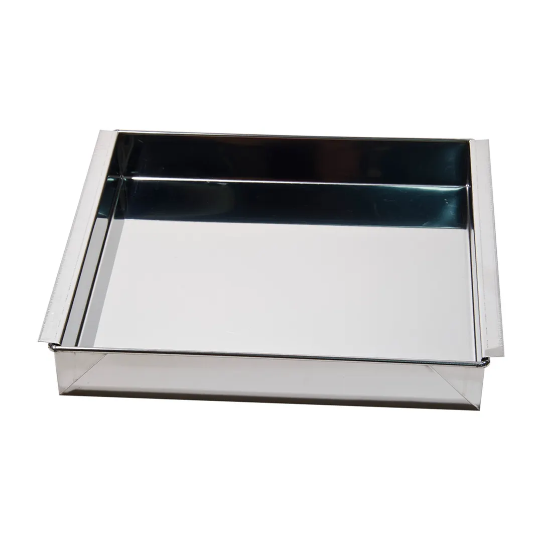 Korin TK-501-06-21 Square Sushi Component, 8"2/5 x 8"2/5, Bottom, Dishwasher Safe, 18/8 Steel